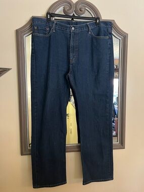 Levi's Men's Dark Blue Straight Jeans